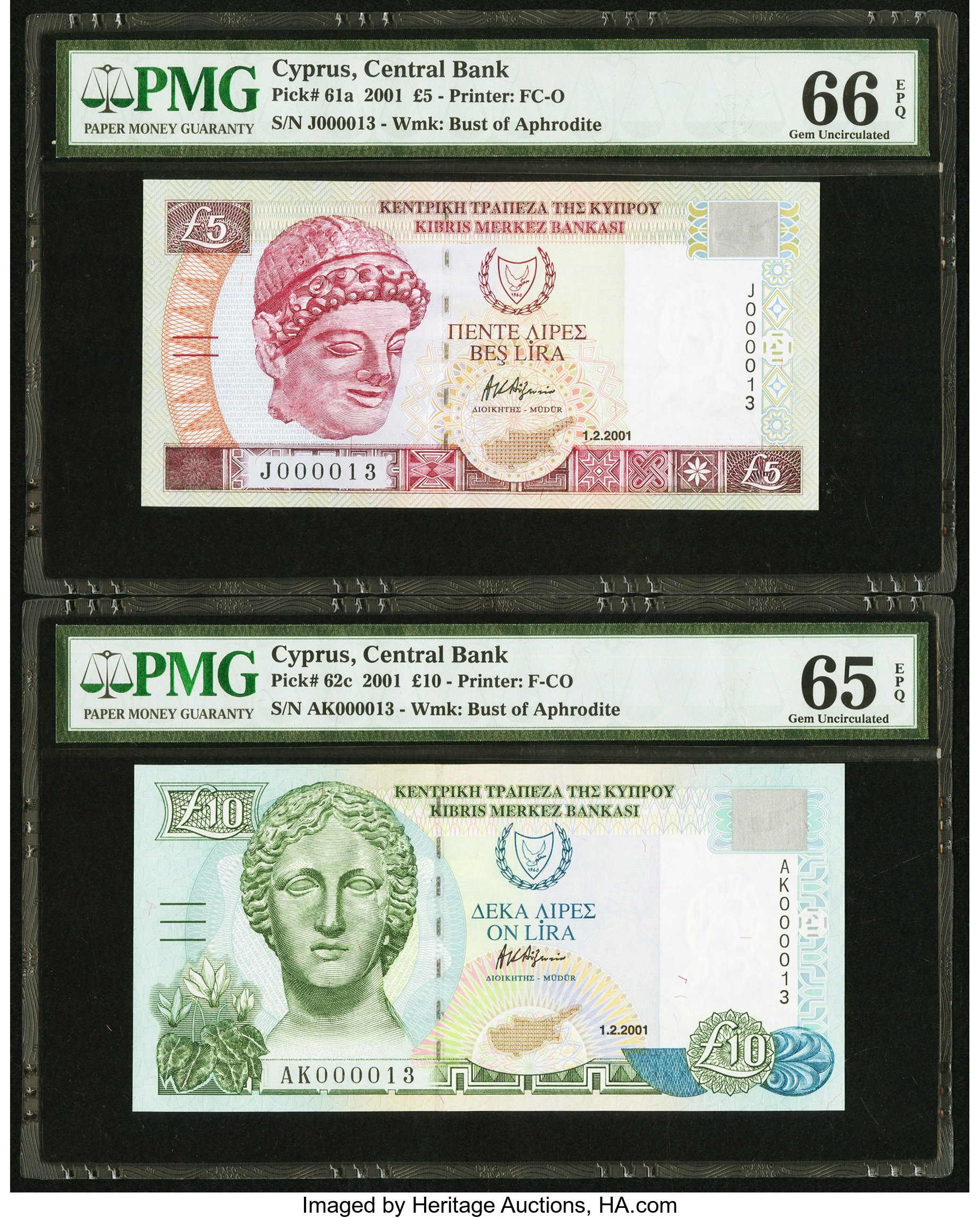 image for: Cyprus  5 pounds (B319b)
