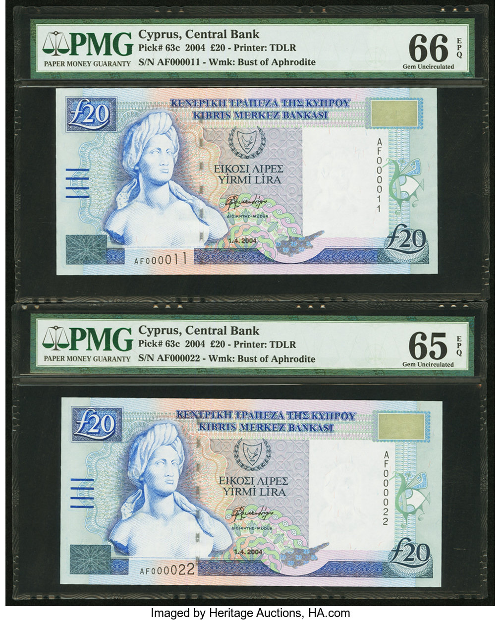 image for: Cyprus  20 pounds (B321cz)