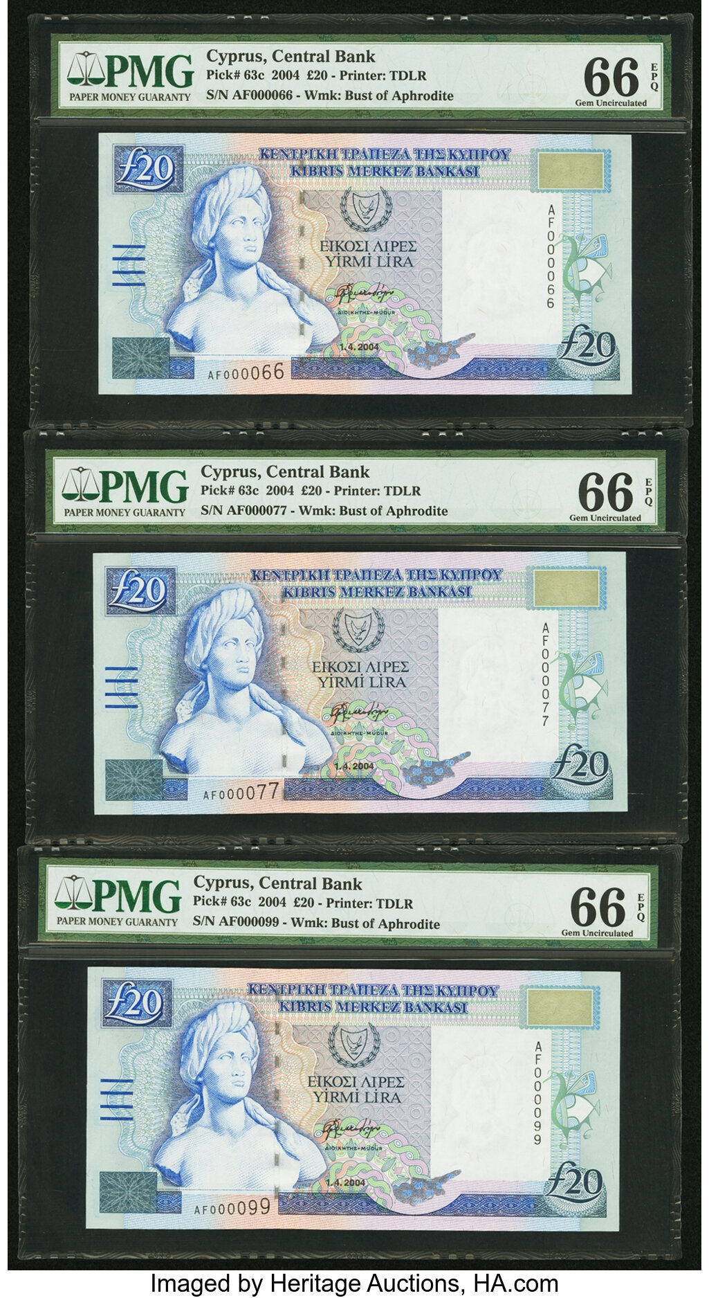 image for: Cyprus  20 pounds (B321a)