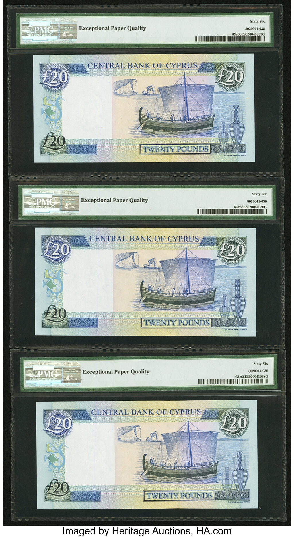 image for: Cyprus  20 pounds (B321a)