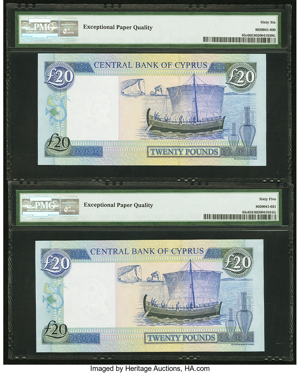 image for: Cyprus  20 pounds (B321c)