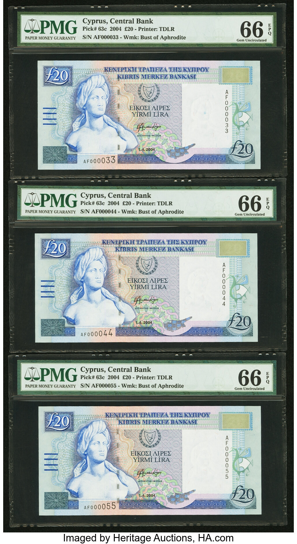 image for: Cyprus  20 pounds (B321cz)