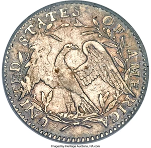 image for: 1794 H10C V-2, LM-2, R.5, XF45 PCGS. CAC....