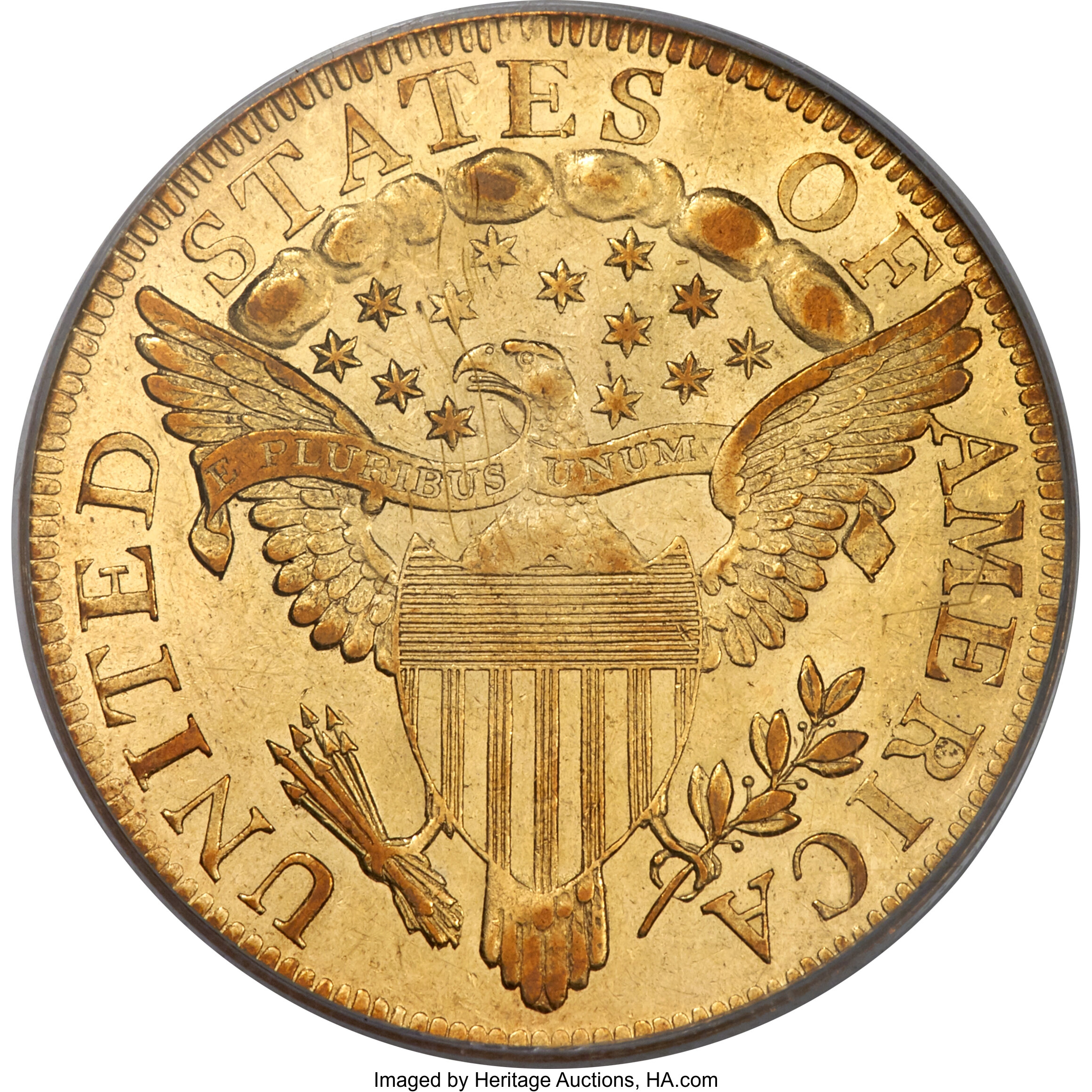 image for: 1797 $10 Large Eagle, BD-2, High R.4, XF45 PCGS....