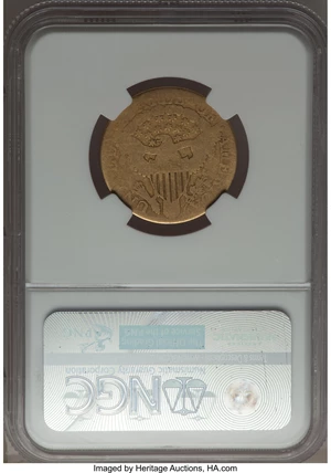 image for: 1804 $5 Small Over Large 8, BD-7, R.4, AG3 NGC....