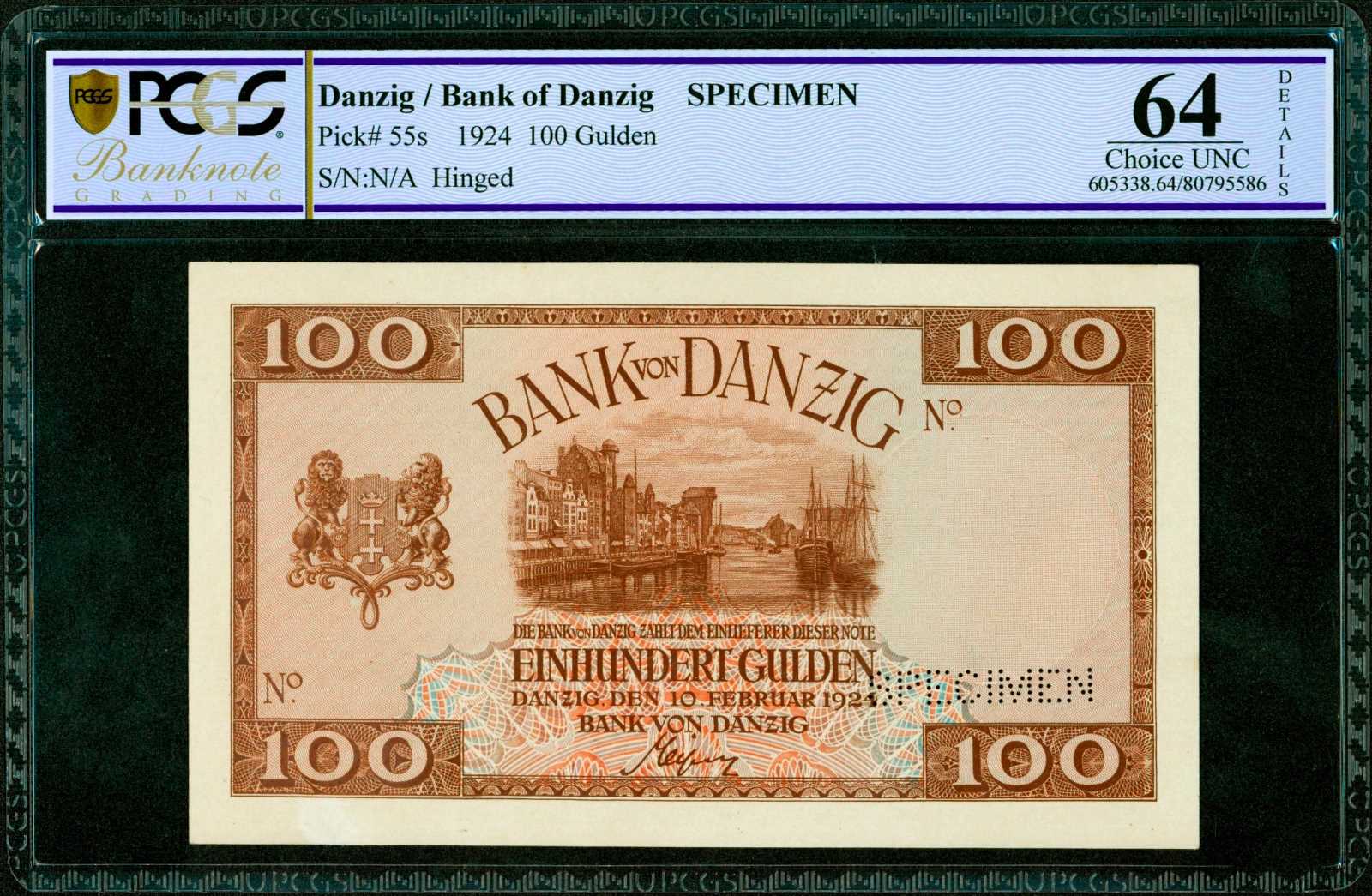 image for: Danzig  100 gulden(B405ap)