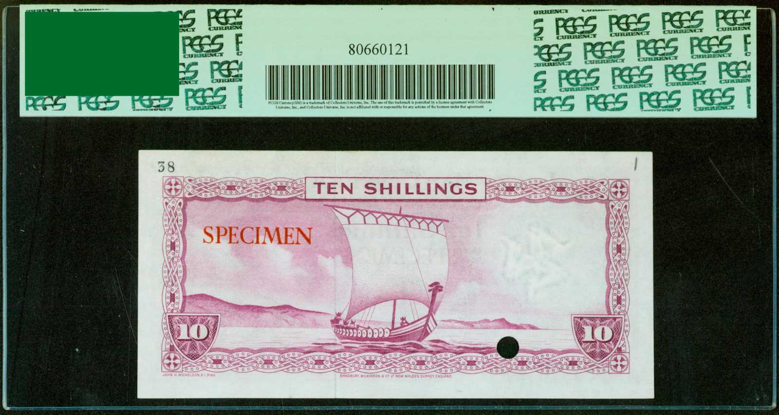 image for: Isle of Man  10 shillings (B101a)
