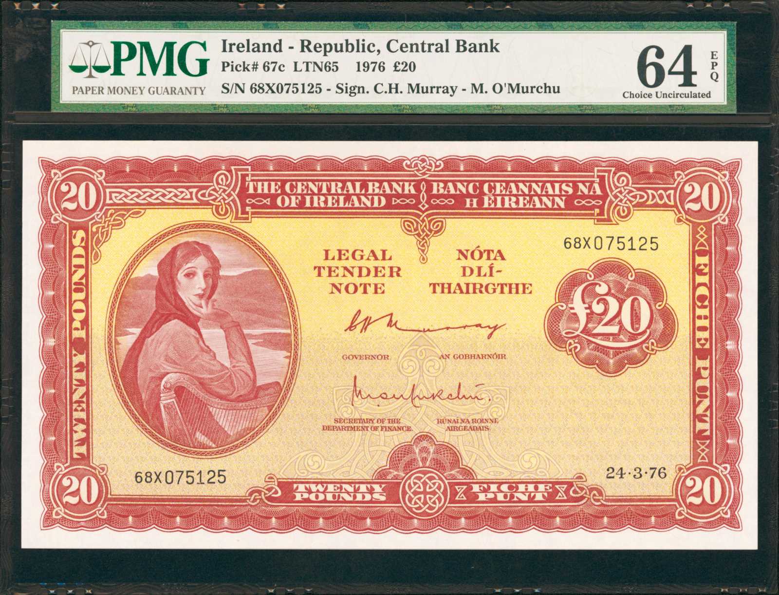 image for: Ireland, Republic of  20 pounds (B212a)