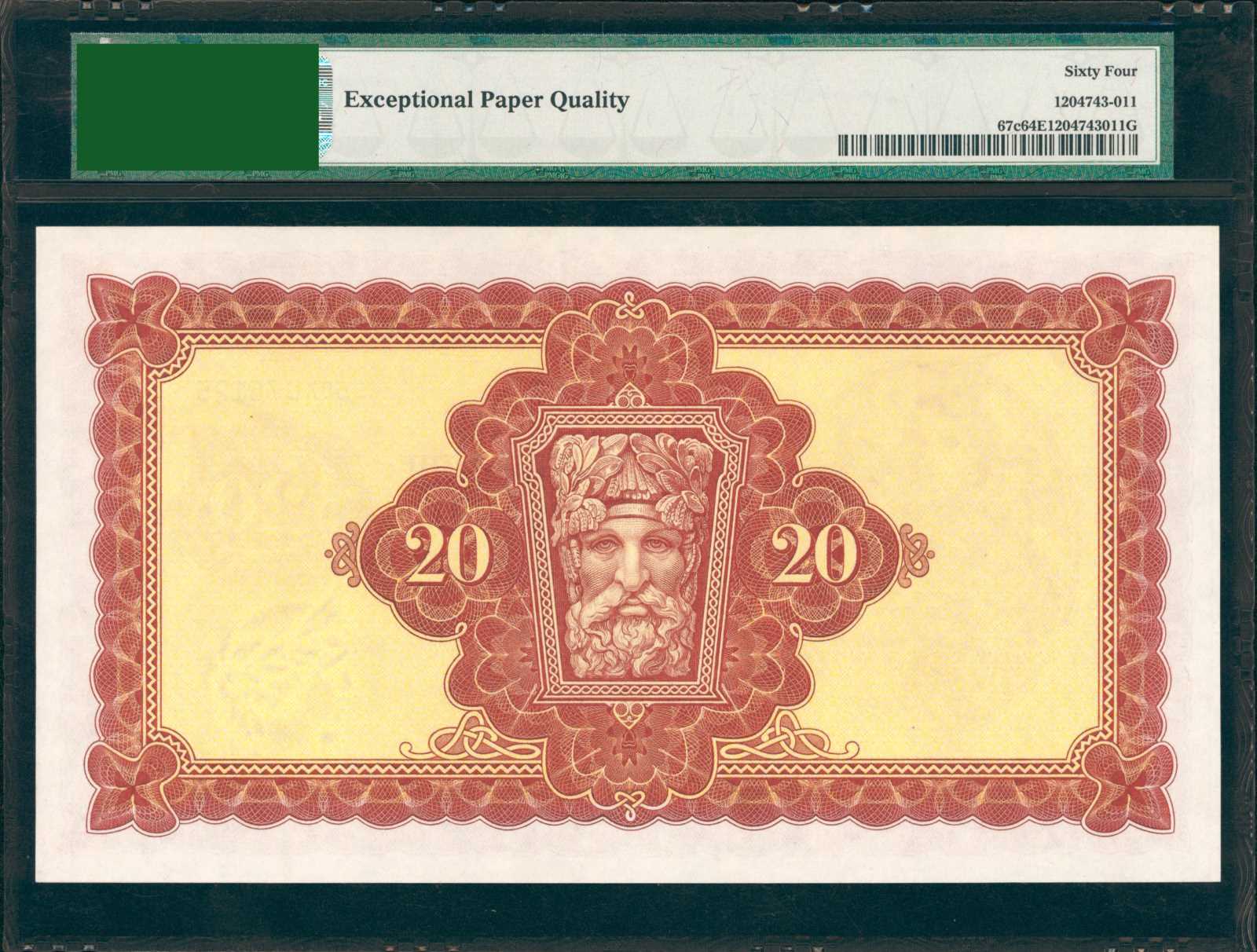 image for: Ireland, Republic of  20 pounds (B212as1)