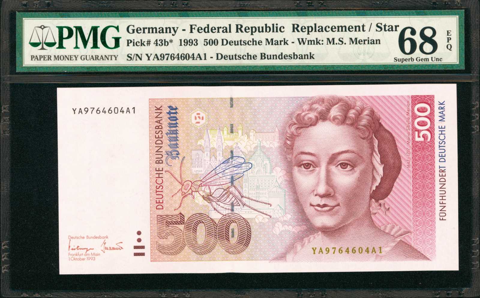 image for: Germany, Federal Republic of  500 deutsche mark (B228as2)