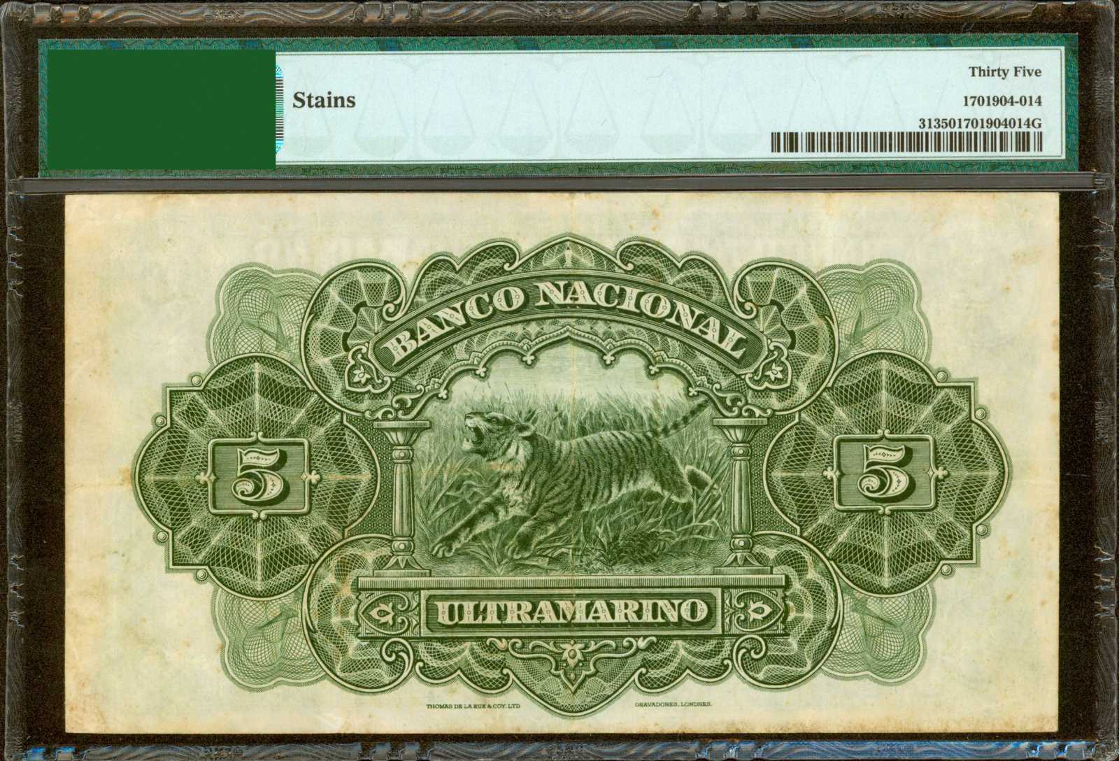 image for: Portuguese India  5 rupias(B319es2)
