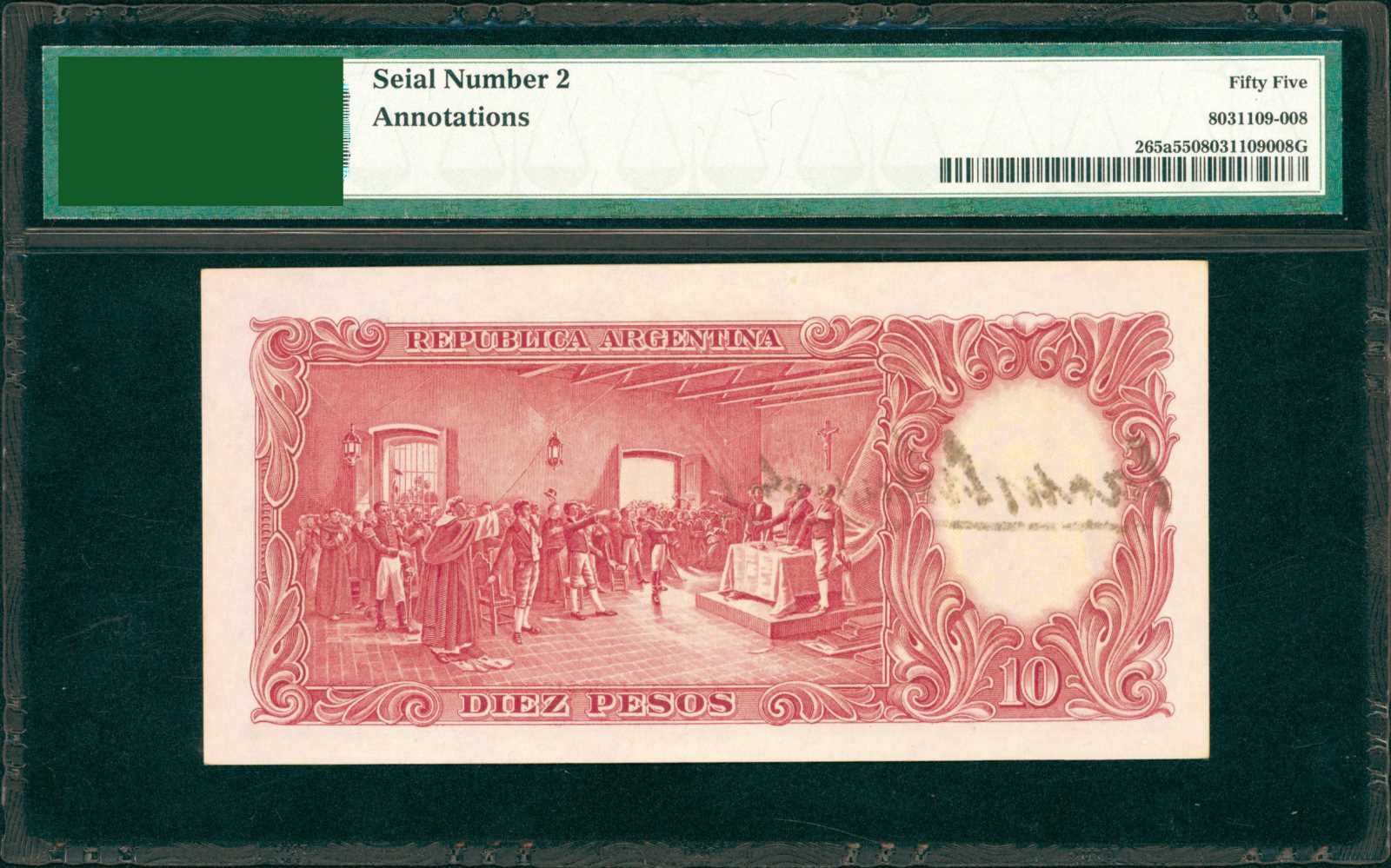 image for: Argentina  10 pesos (B318e)