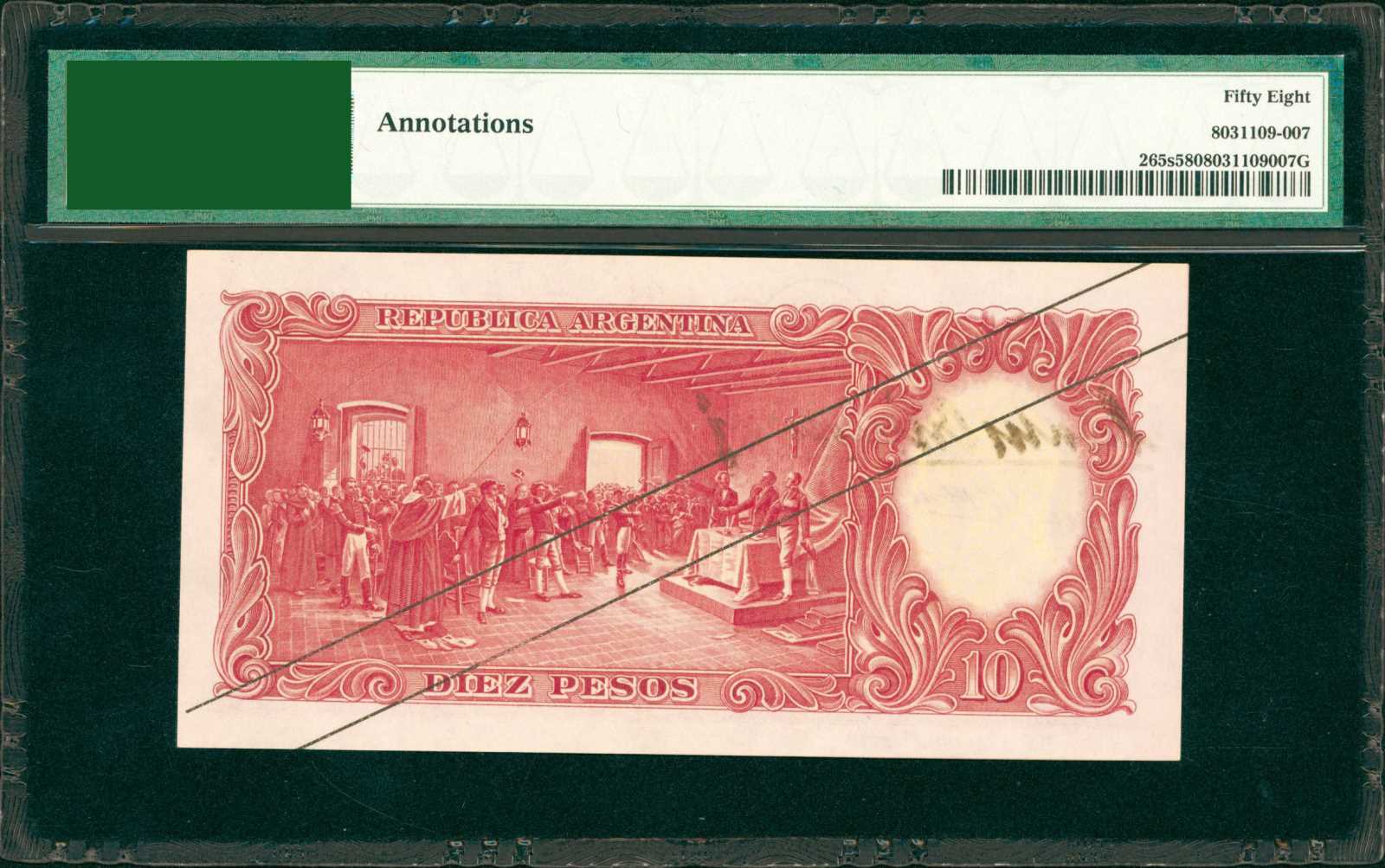image for: Argentina  10 pesos (B318h)