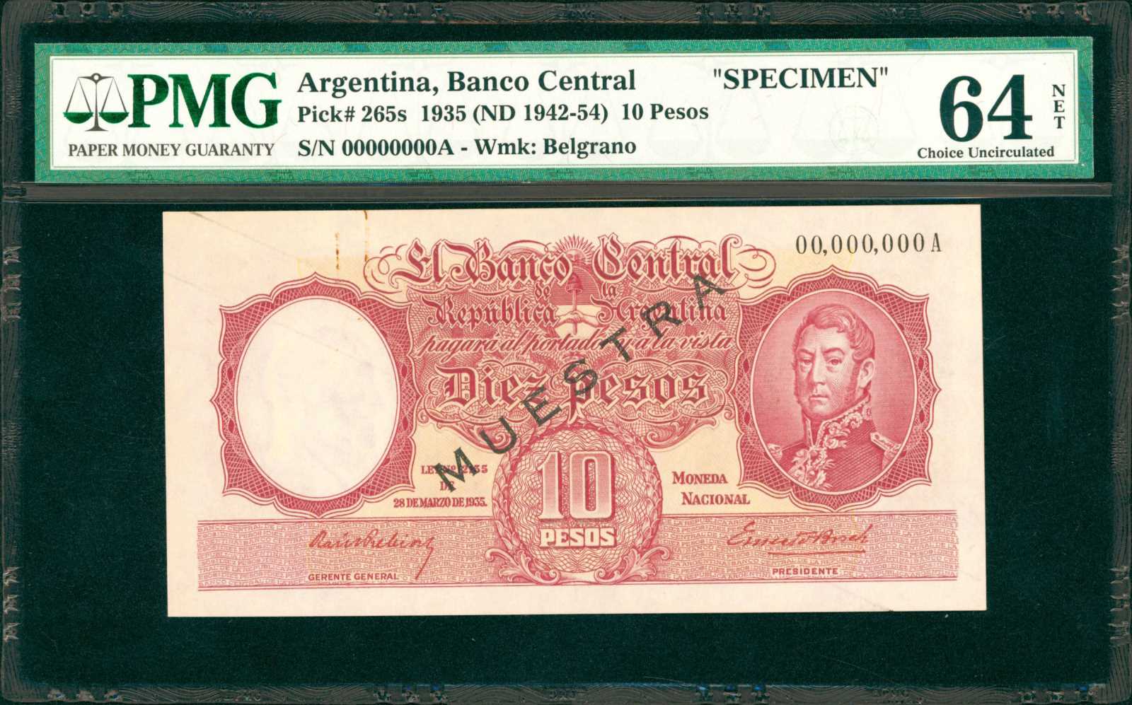 image for: Argentina  10 pesos (B318i)