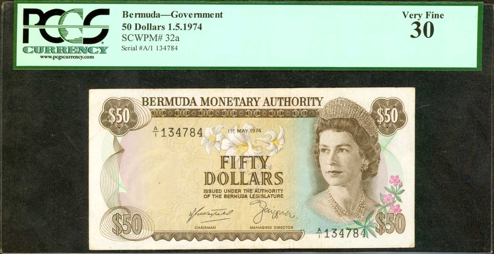 image for: Bermuda  50 dollars (B205cs2)