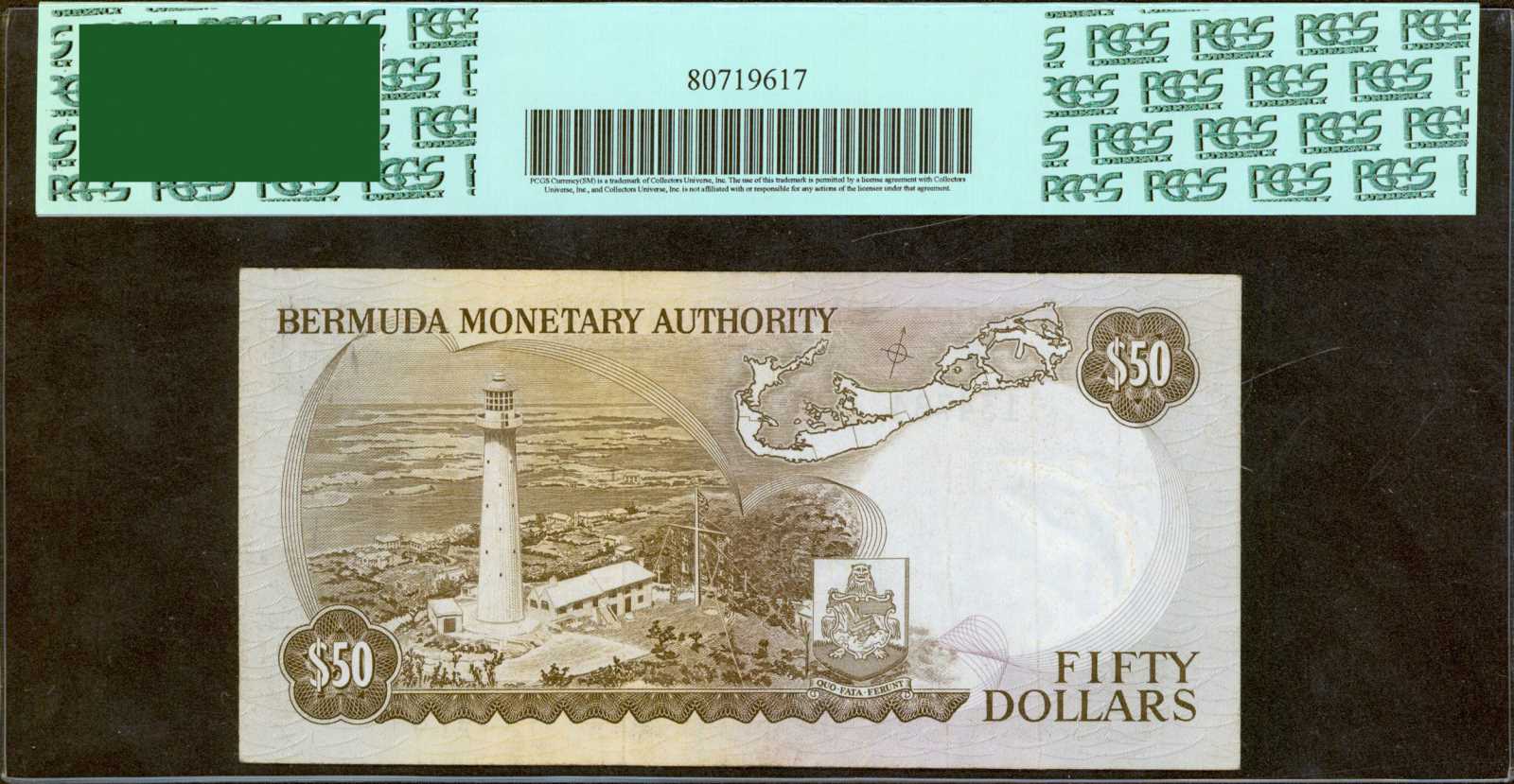 image for: Bermuda  50 dollars (B205c)