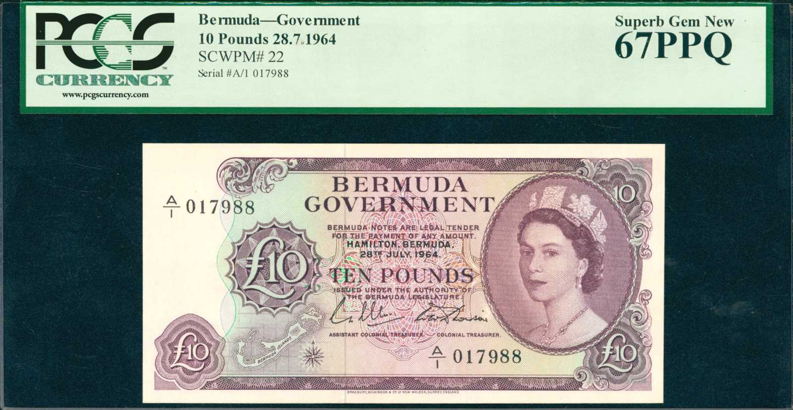 image for: Bermuda  10 pounds (B123as)