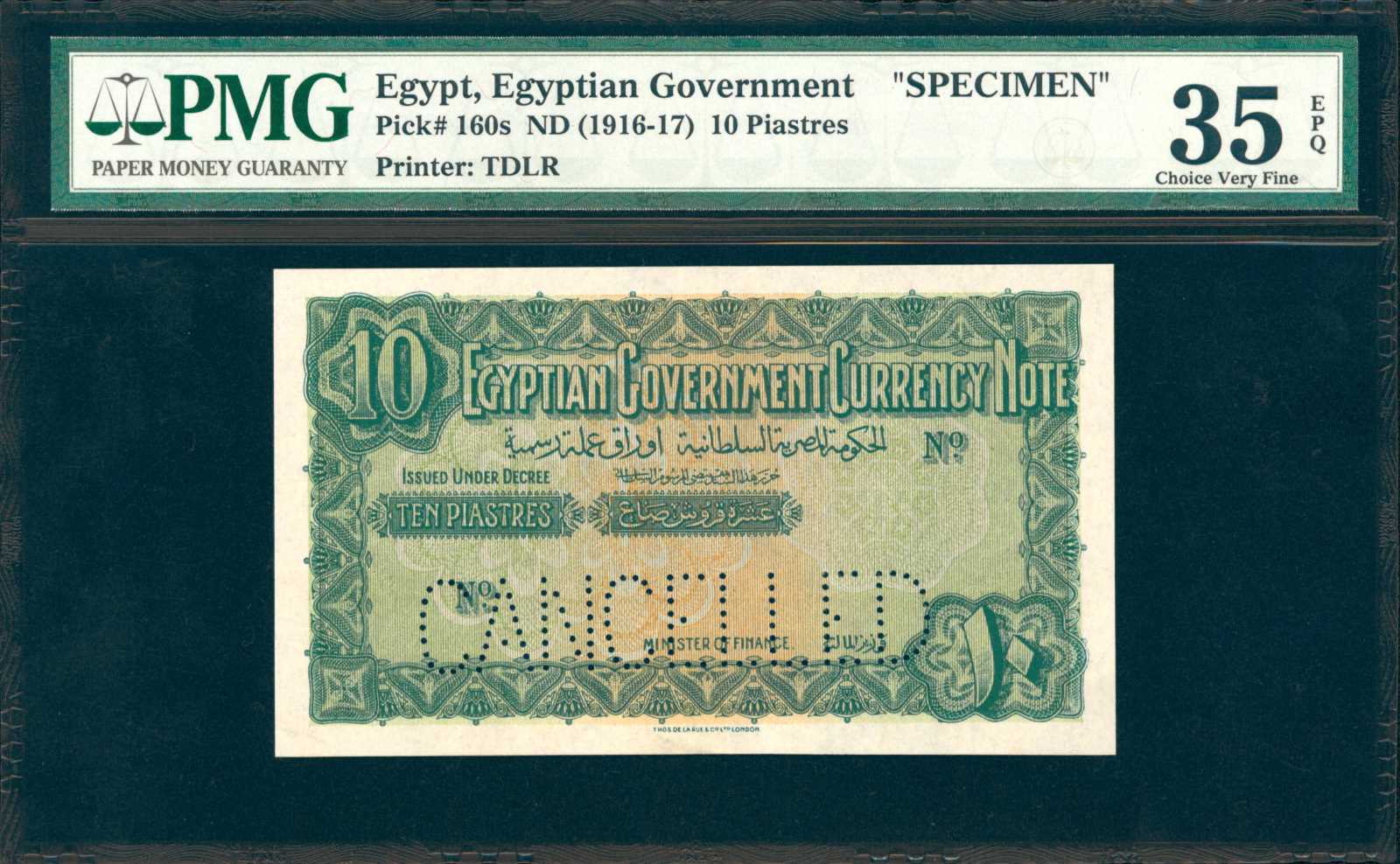 image for: Egypt  10 piastres (B206bs2)