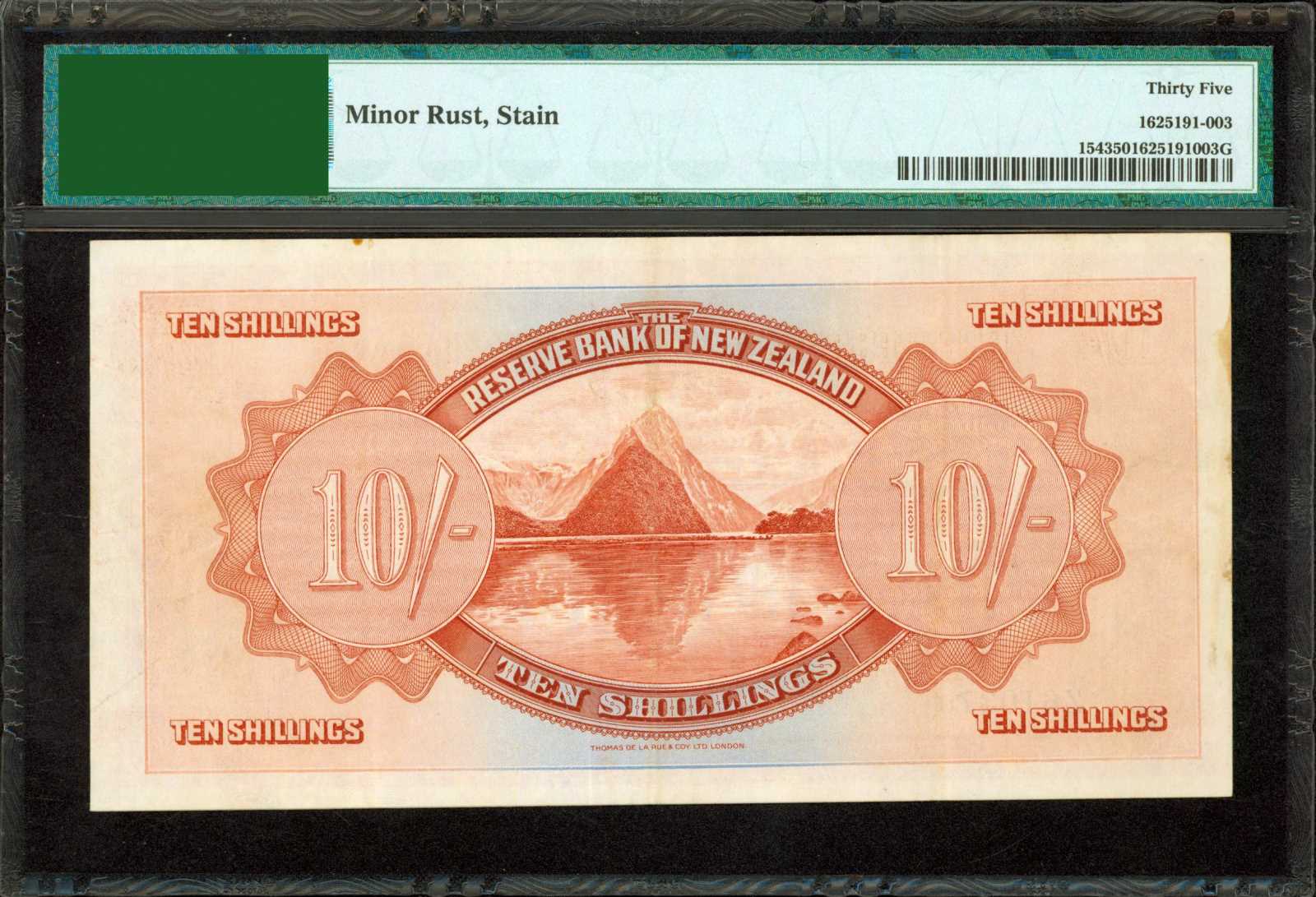 image for: New Zealand  10 shillings (B101as)