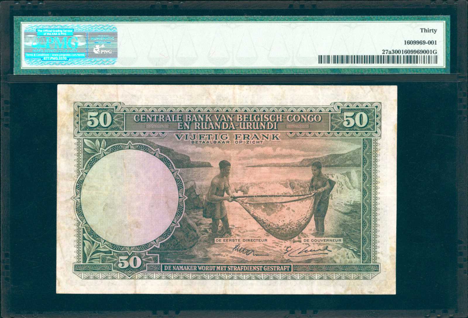 image for: Belgian Congo  50 francs(B307c)
