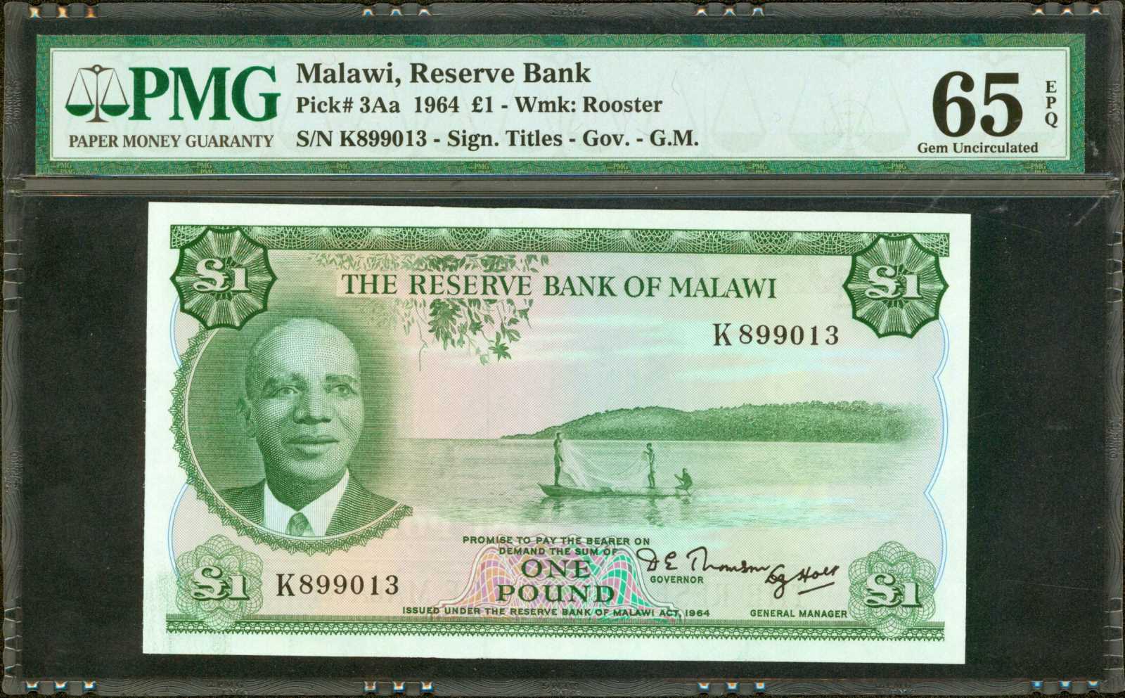 image for: Malawi  1 pound(B103as1)