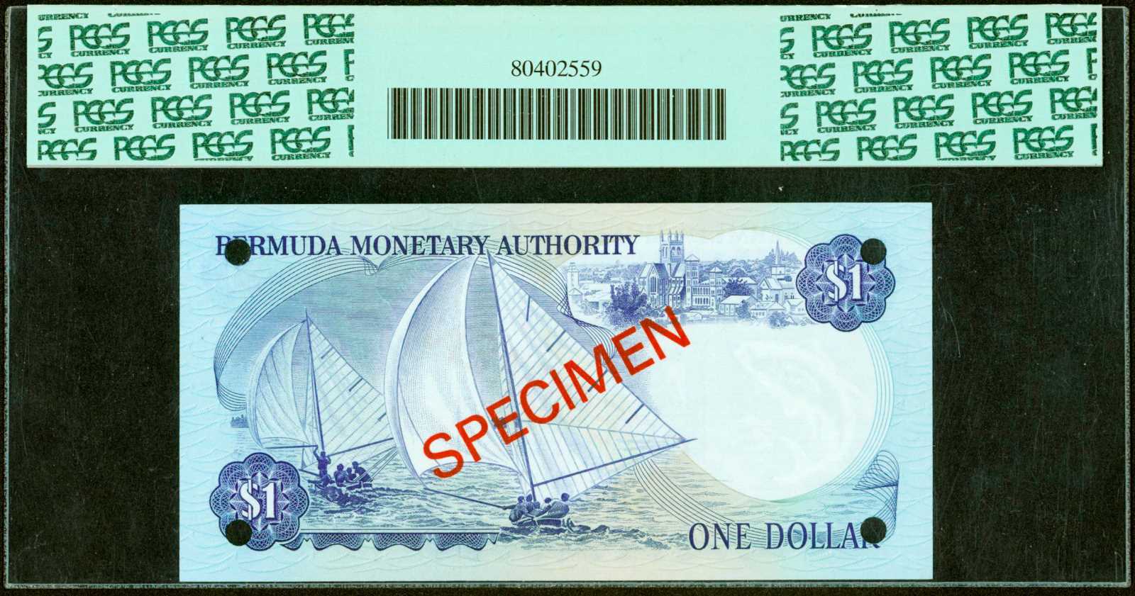 image for: Bermuda  1 dollar (B201d)