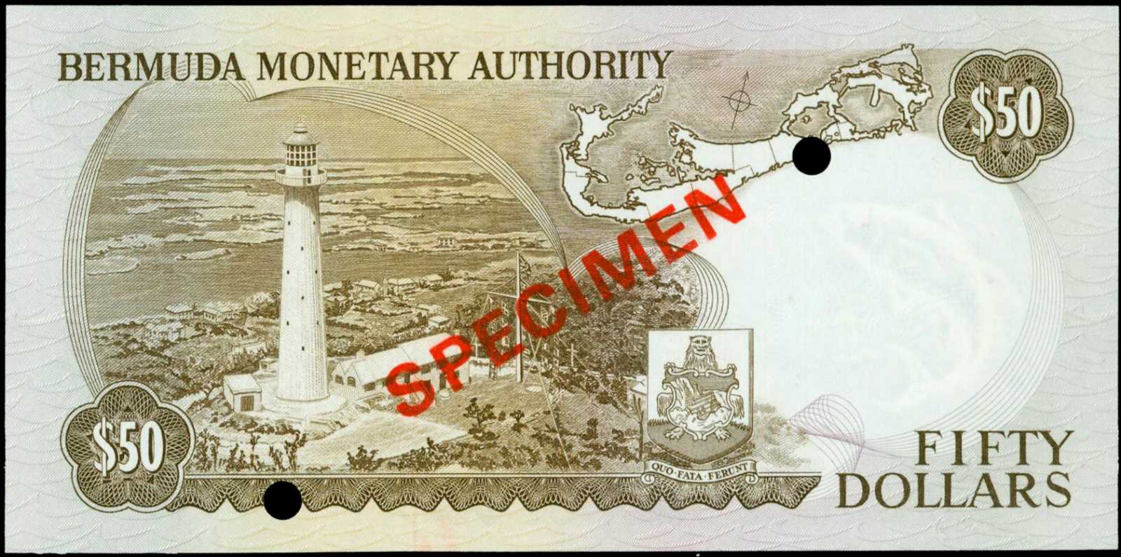image for: Bermuda  50 dollars (B205bs3)