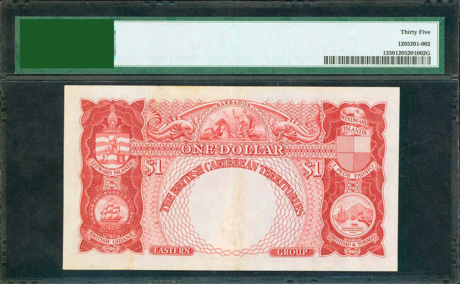 image for: British Caribbean Territories  1 dollar(B101as)