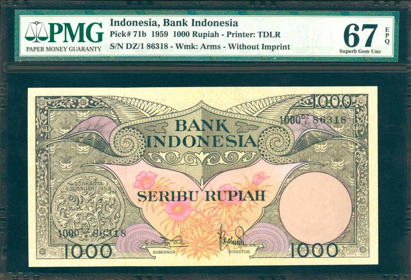 image for: Indonesia  1,000 rupiah (B533as1)