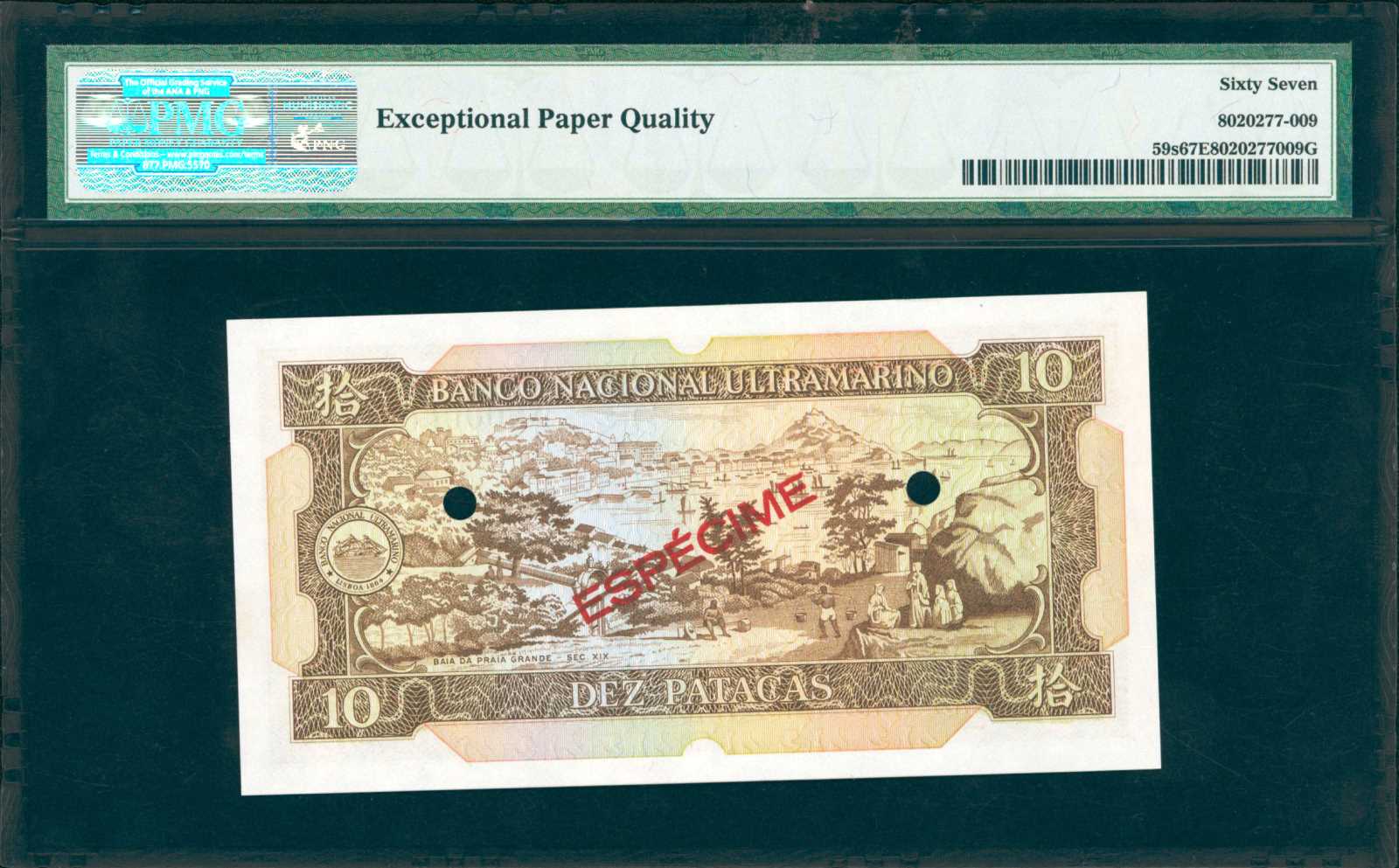 image for: Macau  10 patacas (B056ds)