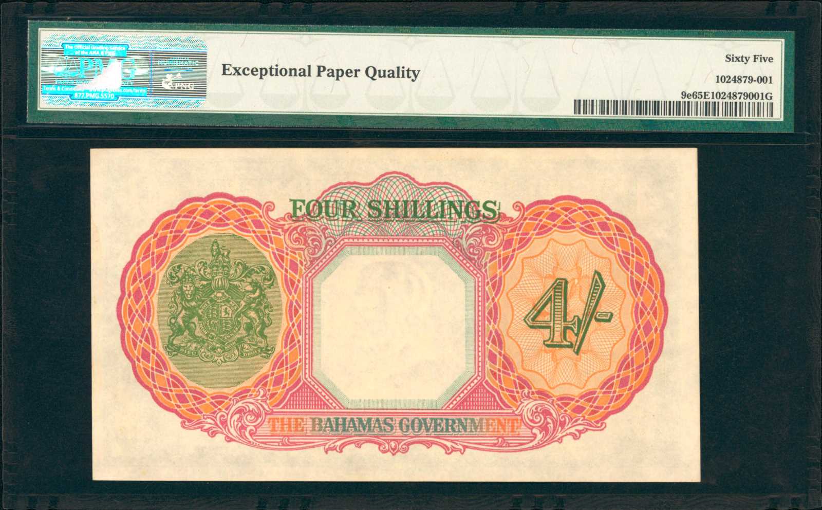 image for: Bahamas  4 shillings(B108c)