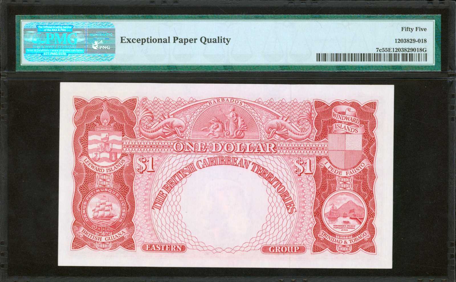 image for: British Caribbean Territories  1 dollar(B107es)