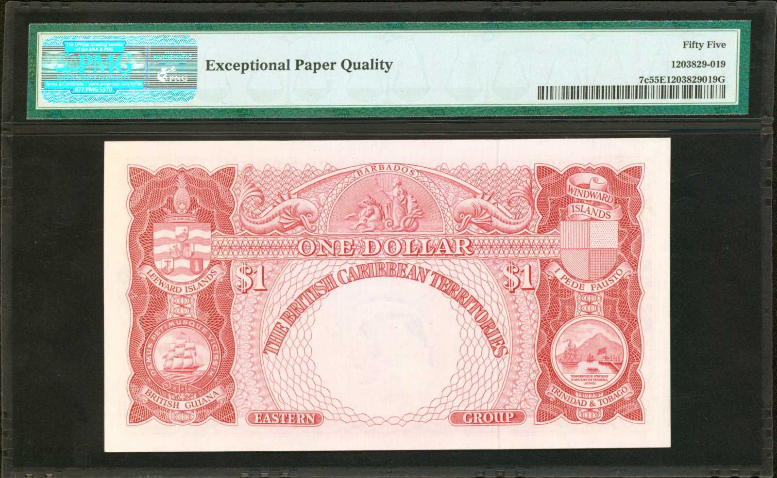 image for: British Caribbean Territories  1 dollar(B107g)