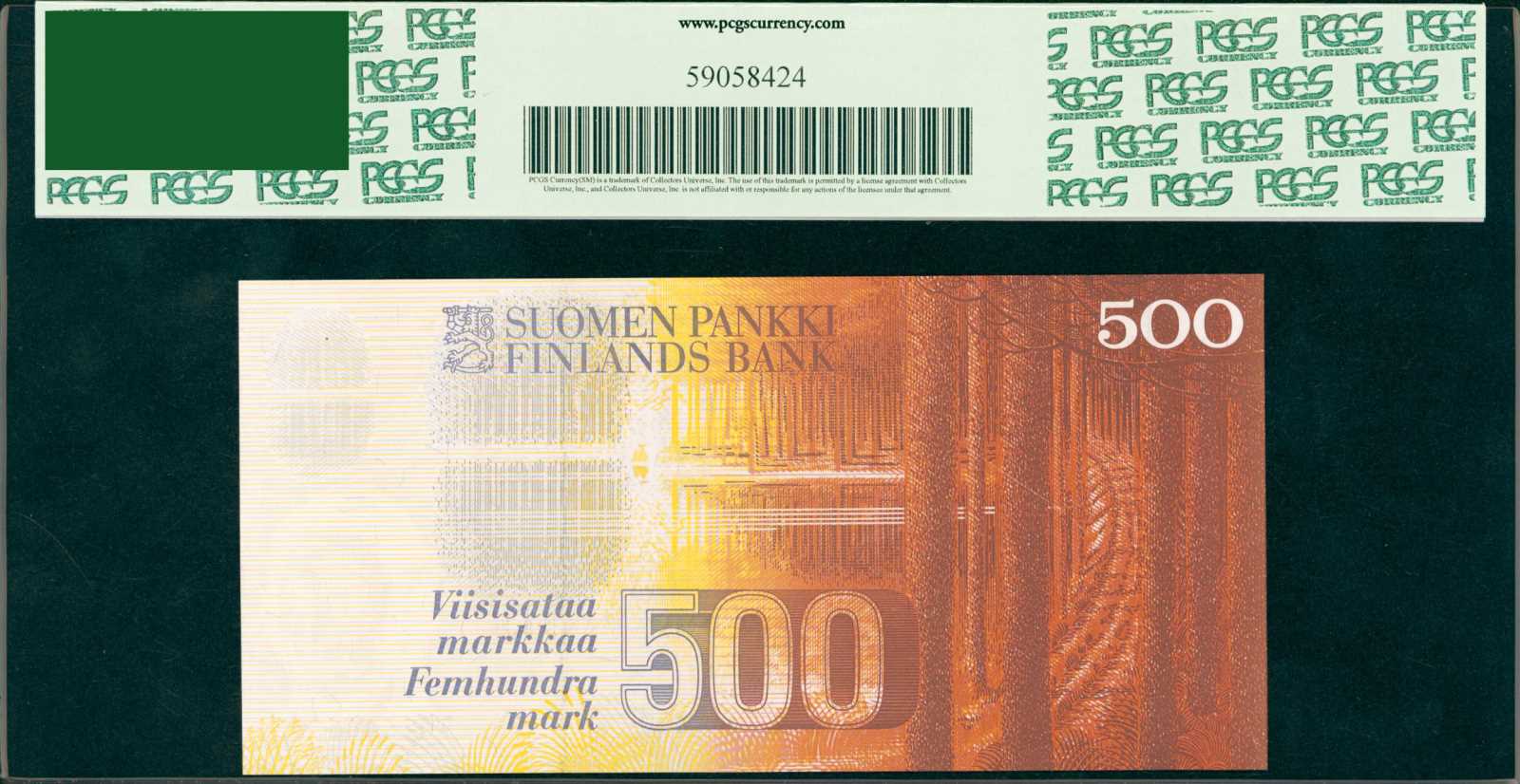 image for: Finland  500 markkaa / mark (B405as)