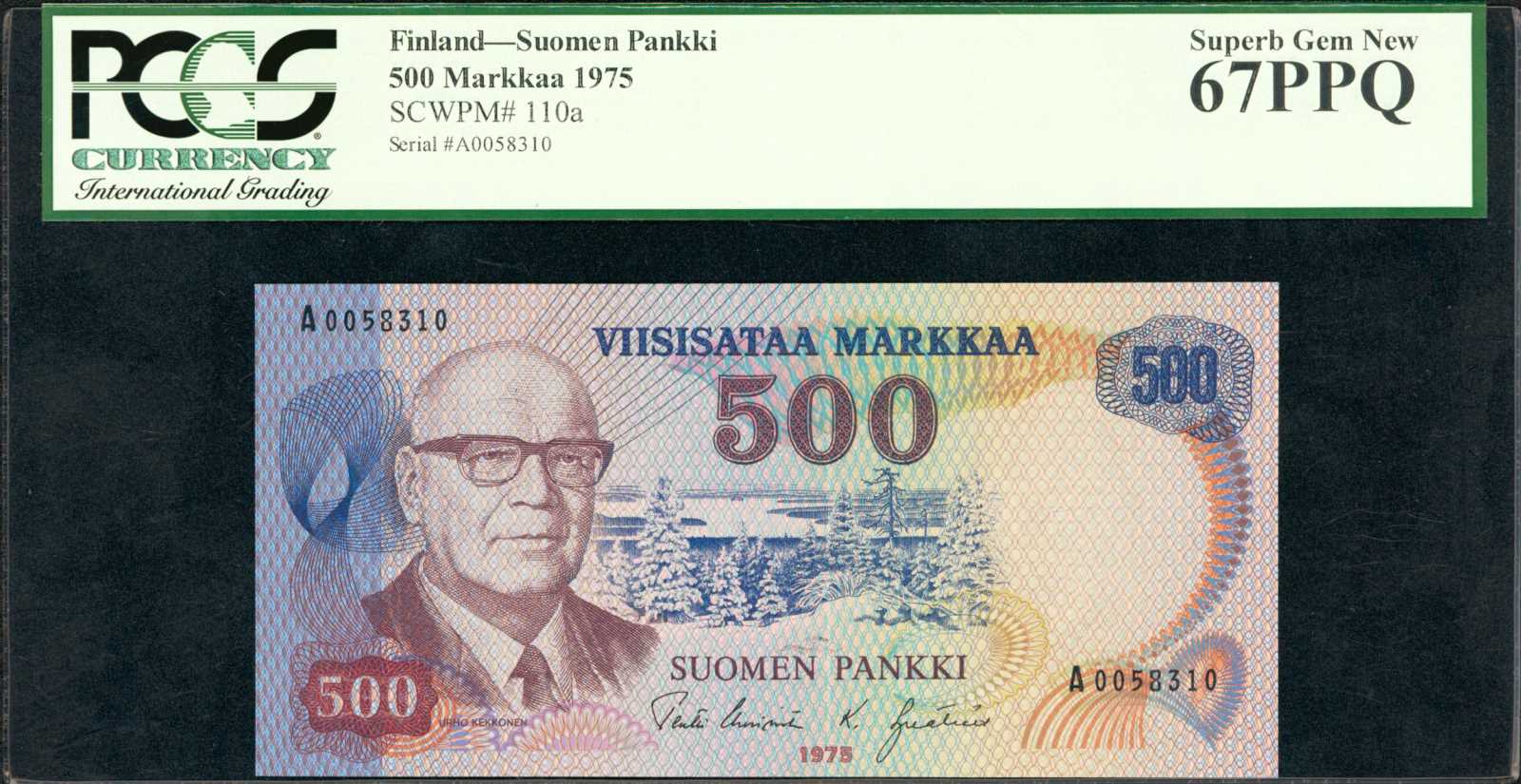 image for: Finland  500 markkaa / mark (B396bz1)