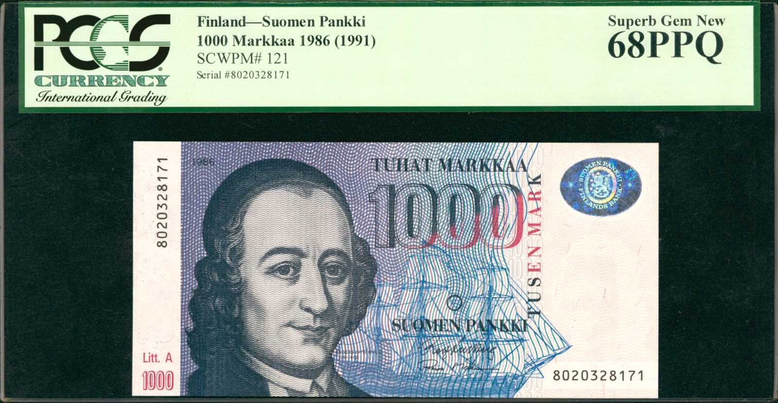 image for: Finland  1,000 markkaa / mark (B406as)