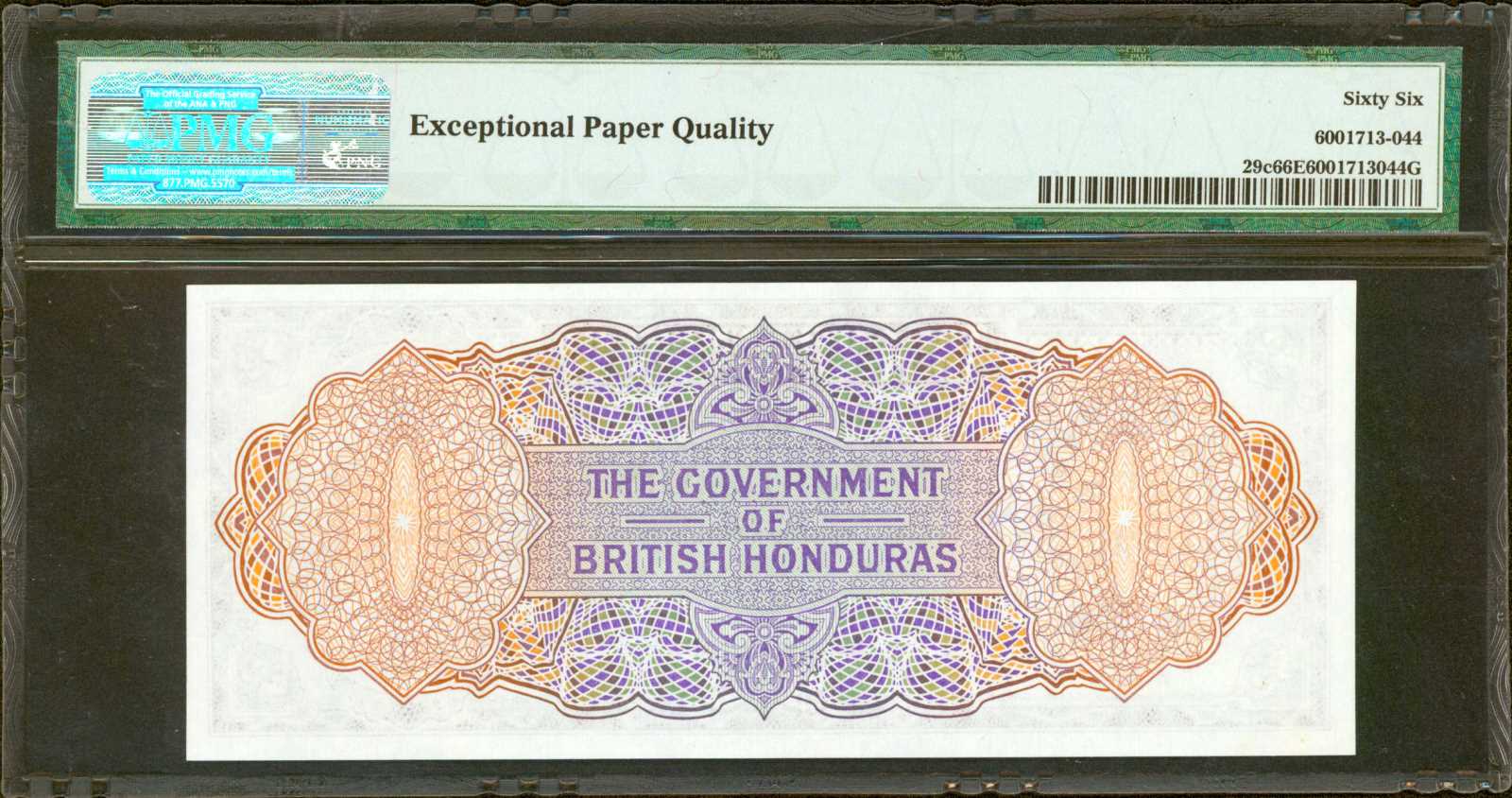 image for: British Honduras  2 dollars (B128a)