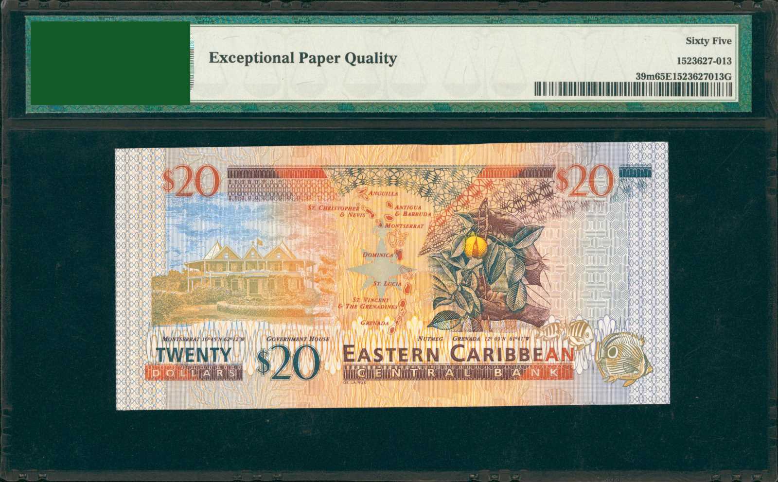 image for: East Caribbean States  20 dollars (B223l)