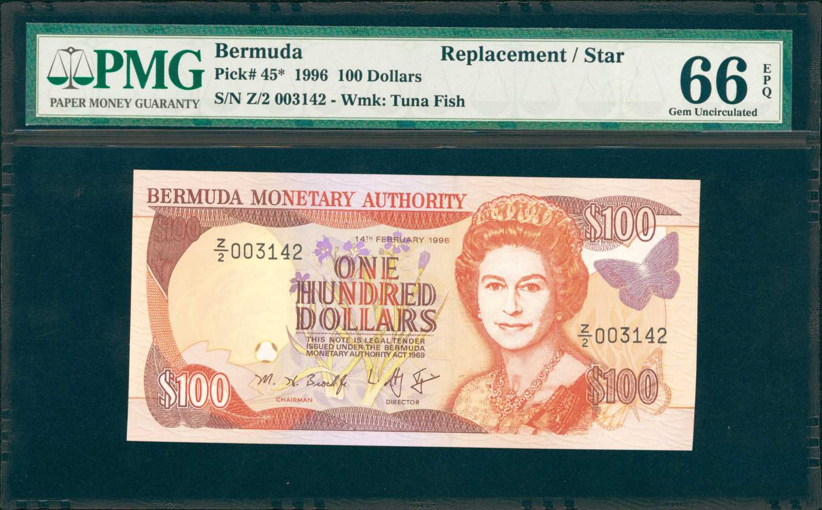image for: Bermuda  100 dollars (B221as)