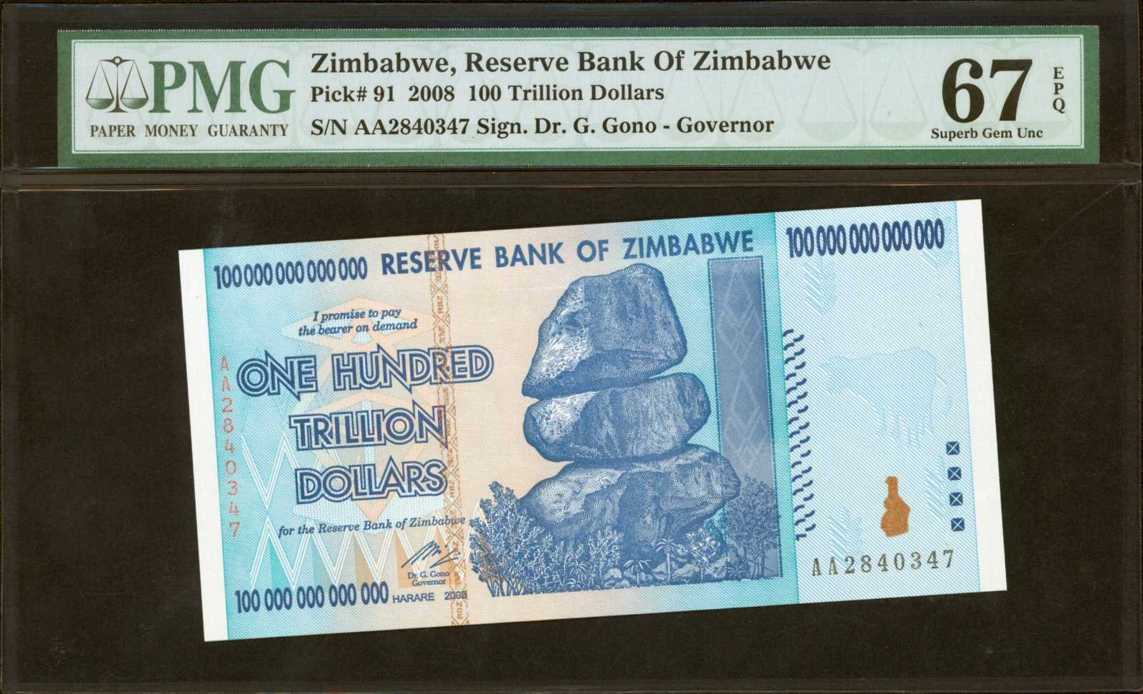 image for: Zimbabwe  50,000,000,000,000 dollars (B181az)