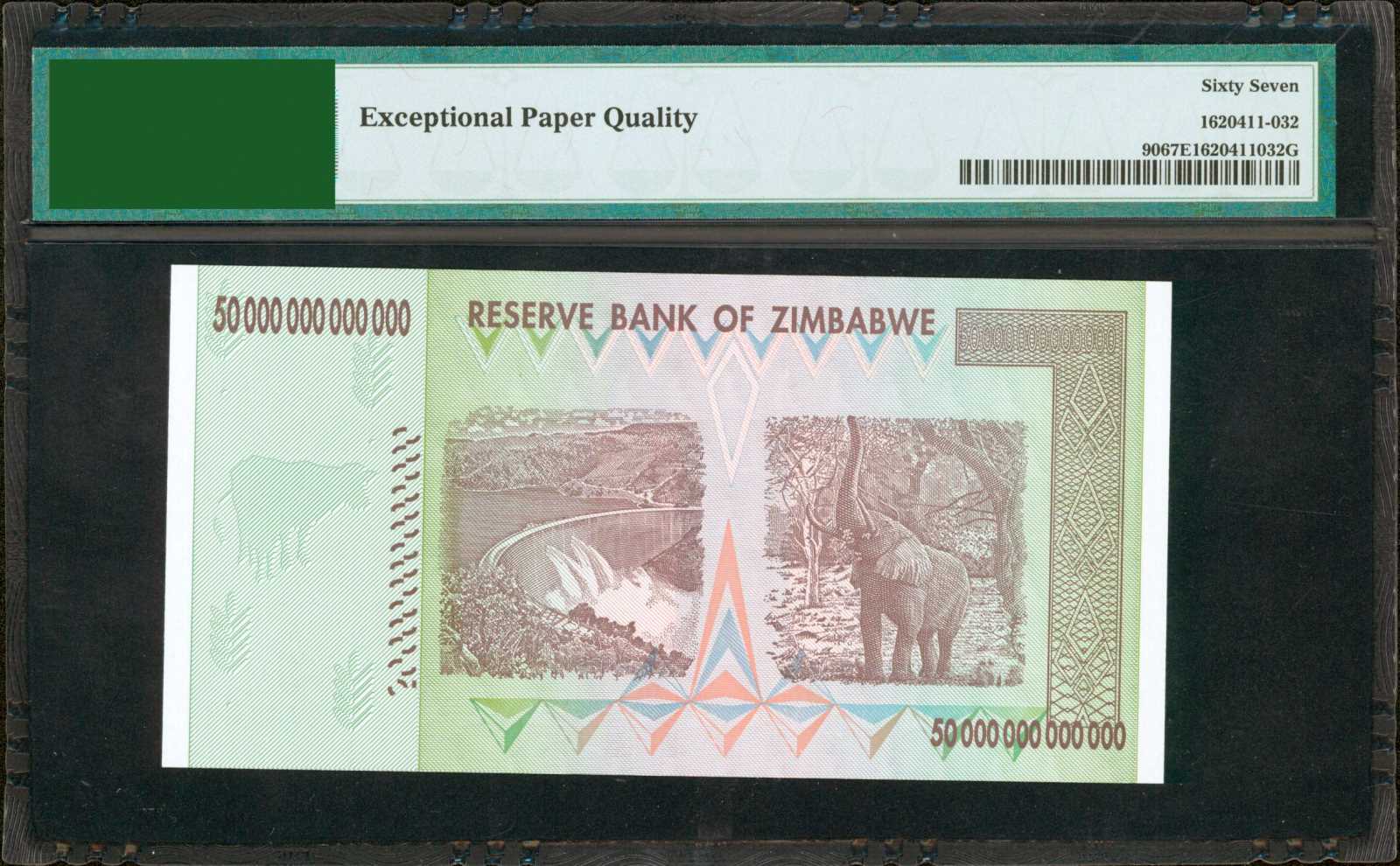 image for: Zimbabwe  50,000,000,000,000 dollars (B181a)