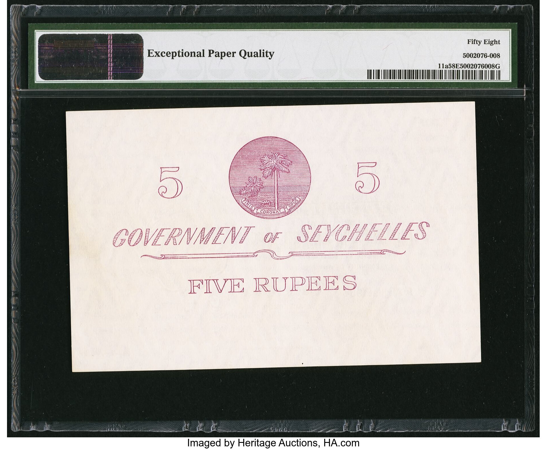 image for: Seychelles  5 rupees(B118as)