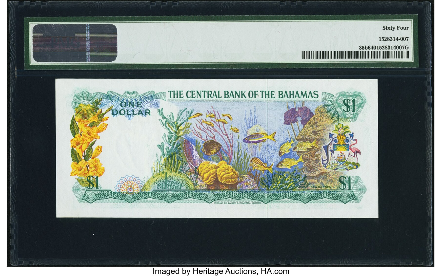 image for: Bahamas  1 dollar (B301bz)