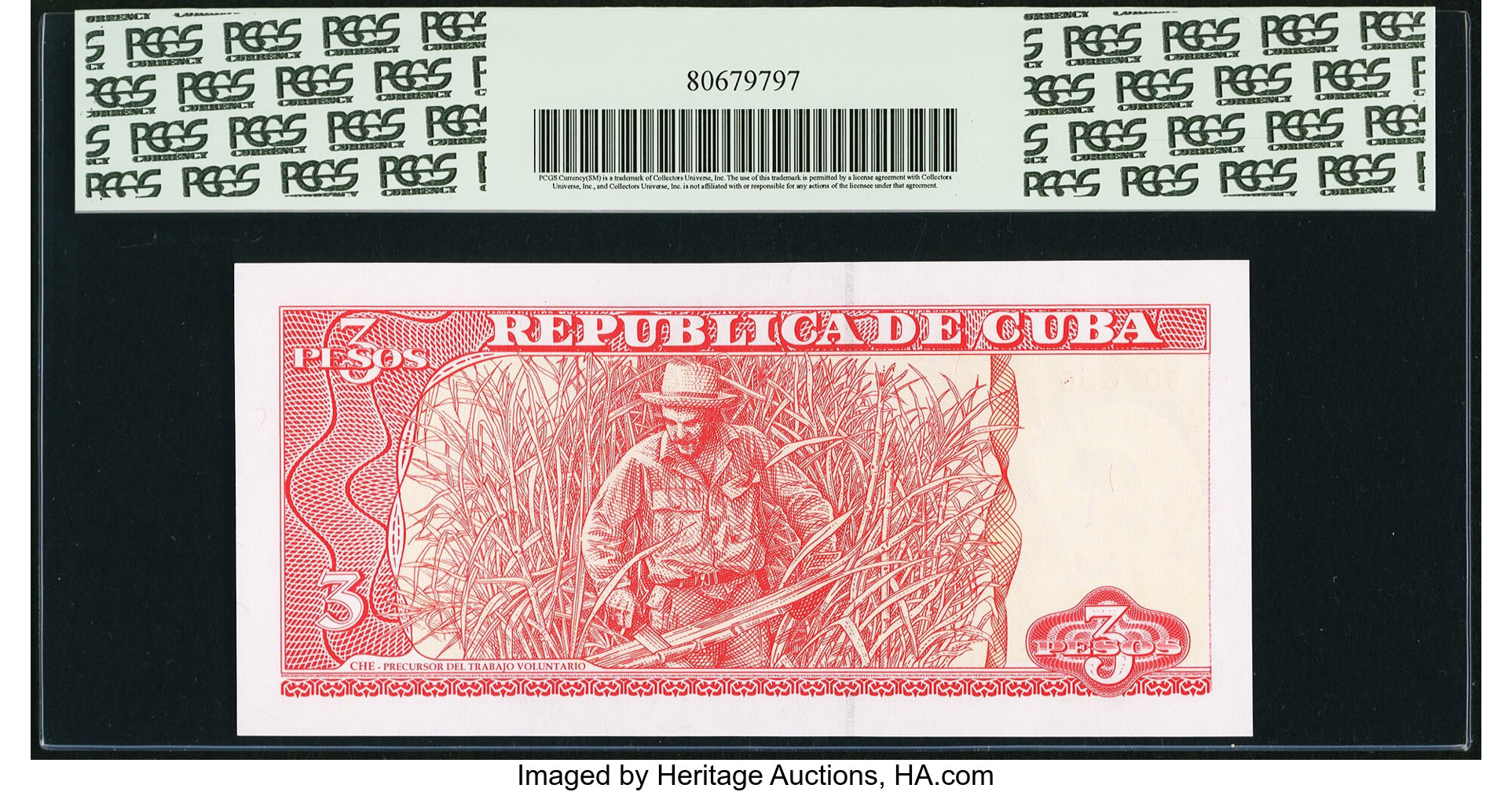 image for: Cuba  3 pesos (B903az)