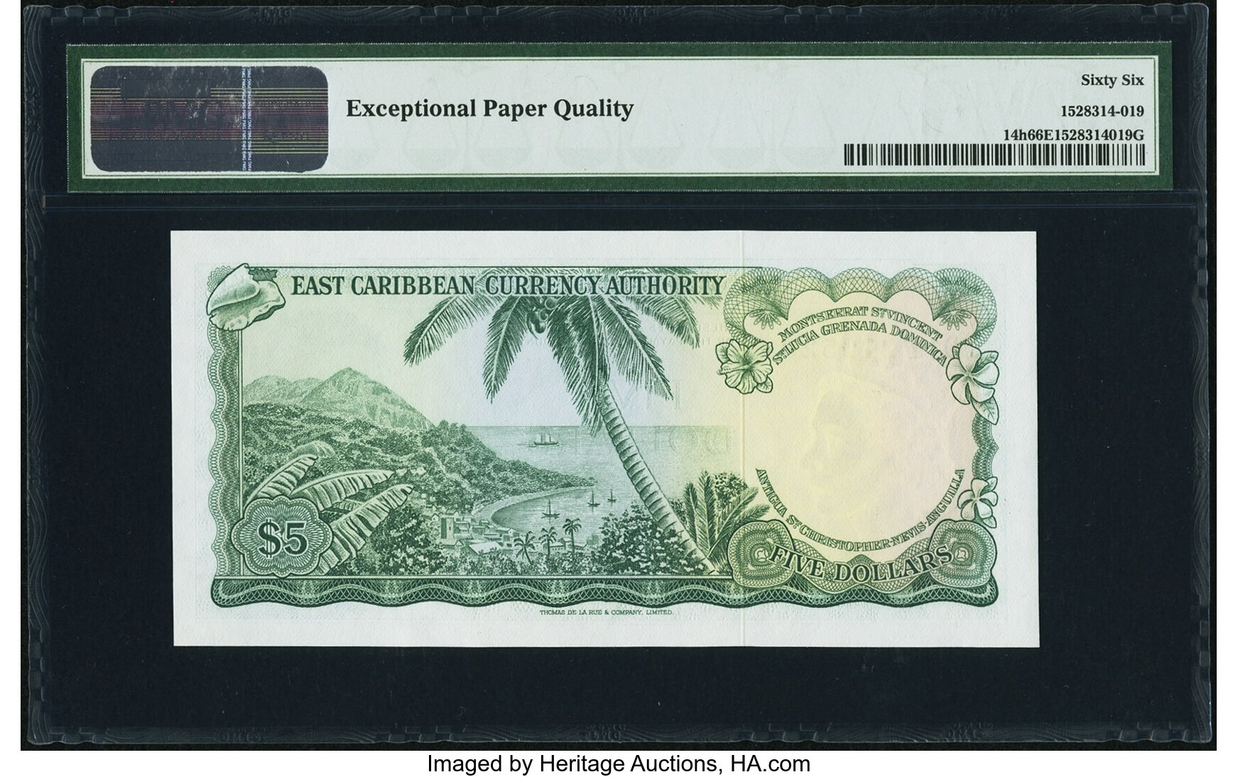 image for: East Caribbean States  5 dollars (B102c10)