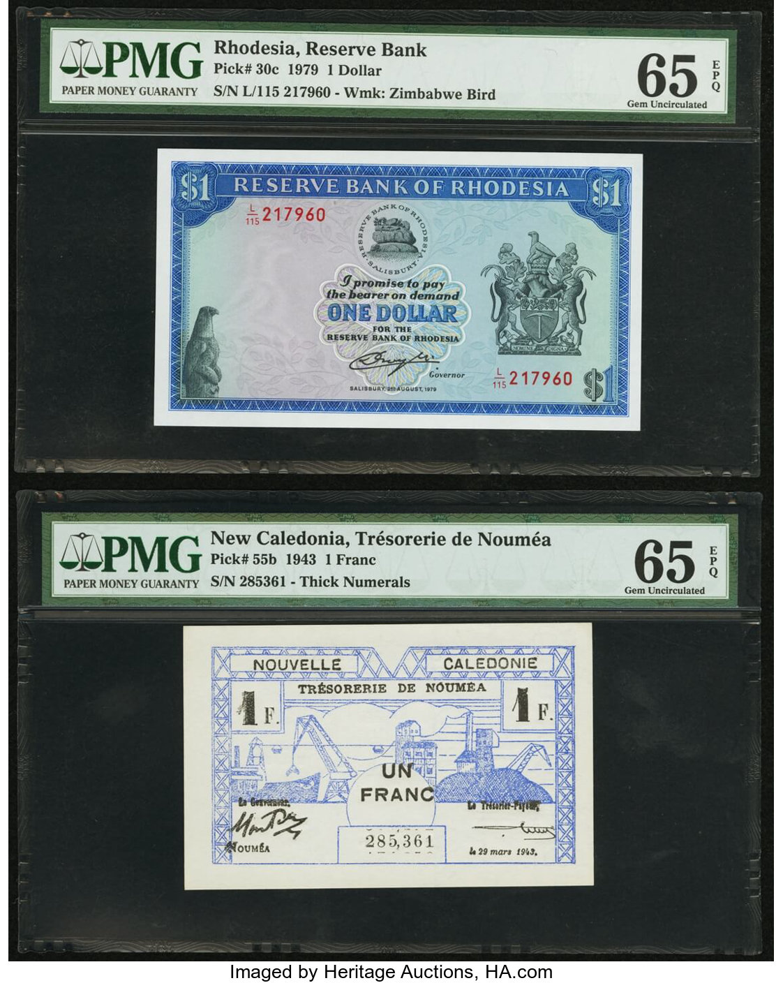 image for: Rhodesia  1 dollar(B107g)