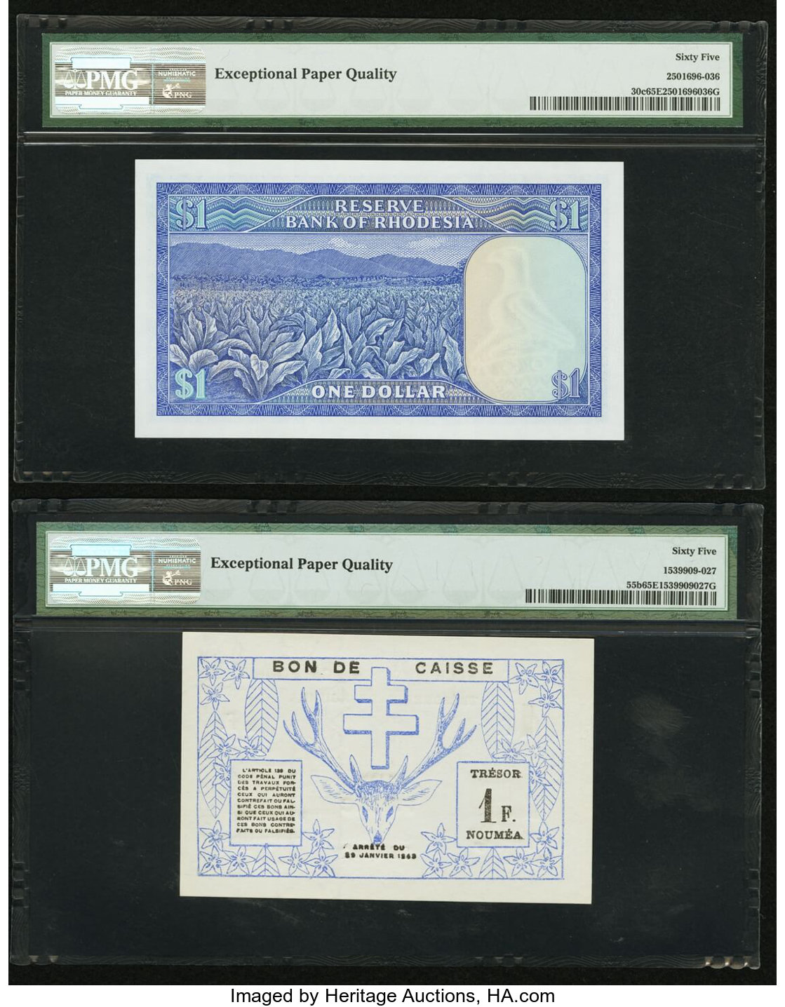 image for: Rhodesia  1 dollar(B107k)