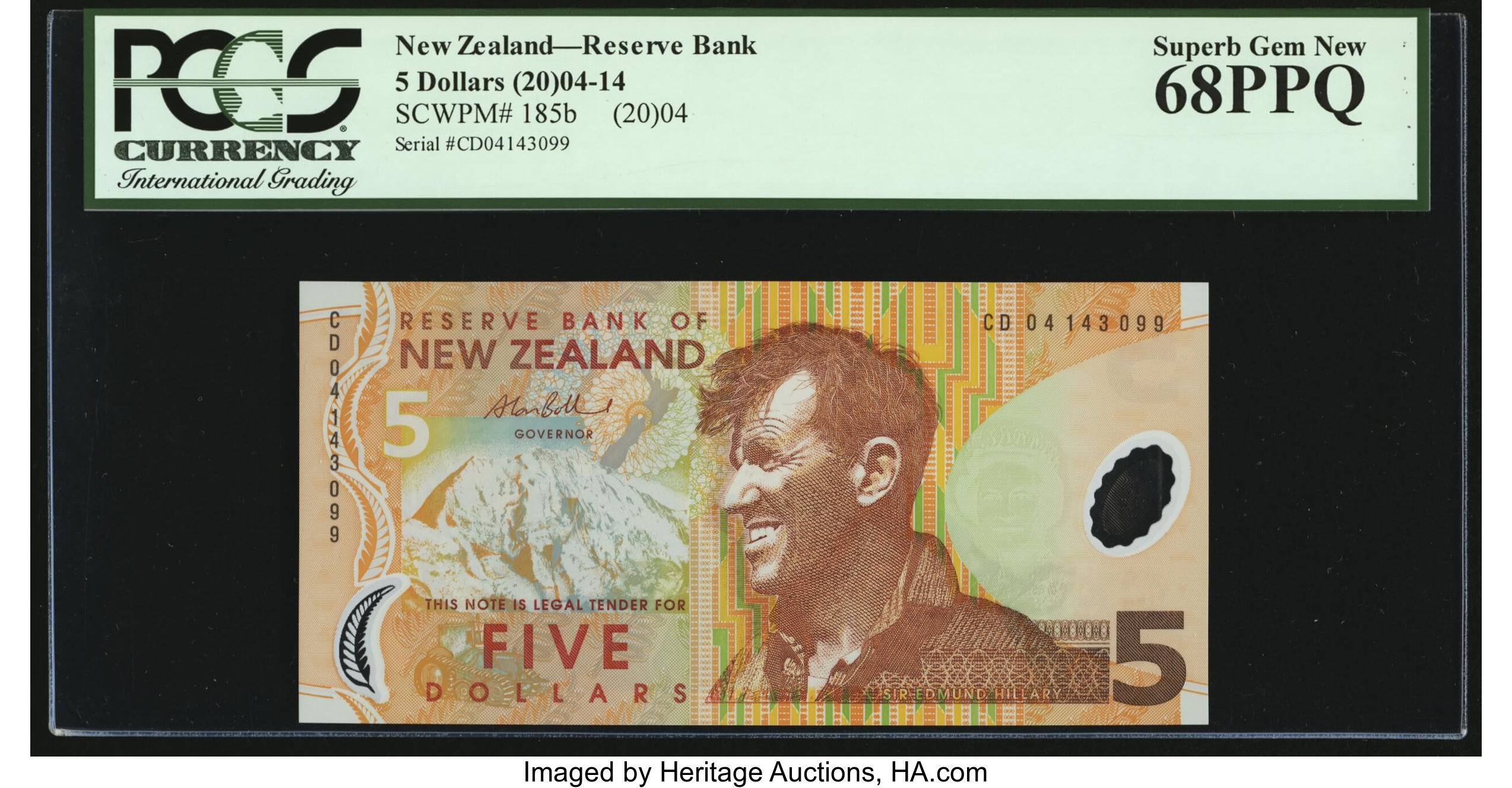 image for: New Zealand  5 dollars (B131f)