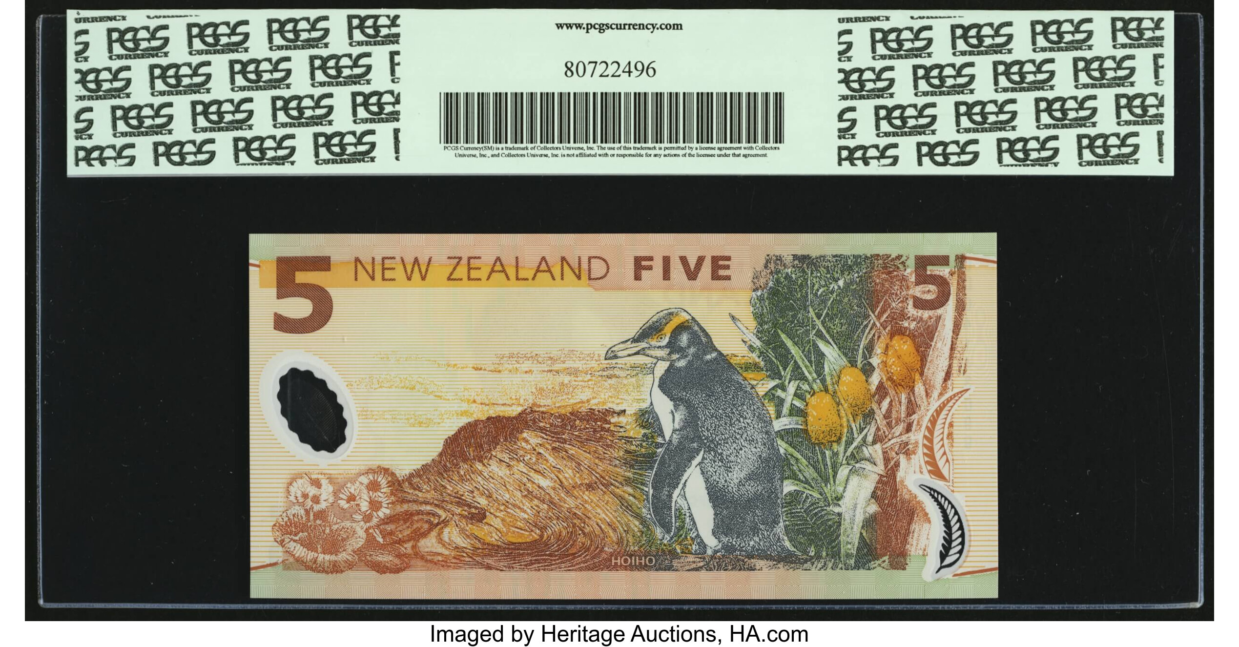 image for: New Zealand  5 dollars (B131c)
