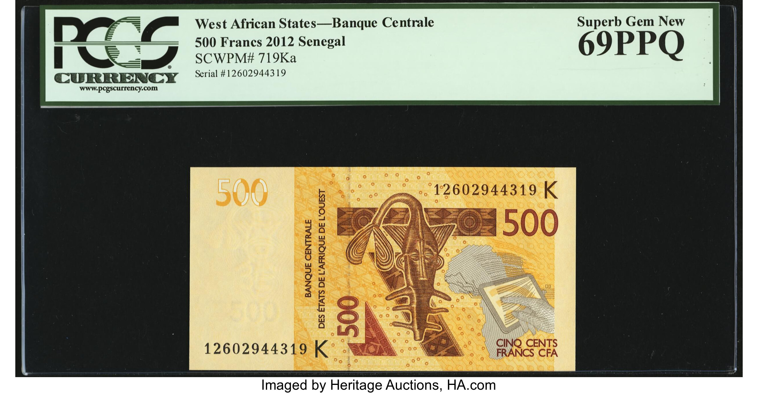 image for: West African States  500 francs (B120Kc)